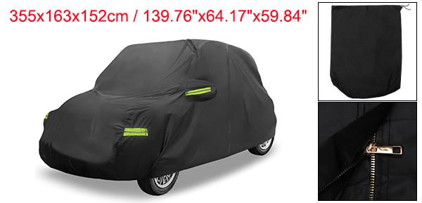 uxcell フィアット500 2007-2022用カバー 防水カーカバー 屋外用フルカーカバー オールウェザー保護 雨や日差しからの保護 ジッパー付き ブラ ックの通販は 7,356円