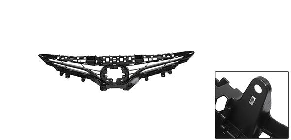 X AUTOHAUX No.5310106F50 Toyotaに対応カムリLE 2021-2022用フロントアッパーフードバンパーグリル ブラ ックの通販は 9,737円