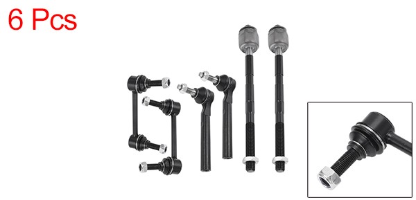 X AUTOHAUX ハマーに対応H3 2006-2010用フロントサスペンションキットアウターインナータイロッドエンドフロントスウェイバーリンクの通販は