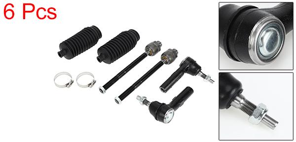 X AUTOHAUX ダッジに対応ダコタ2000-2004 4WD専用の6個フロントサスペンションキットインナーアウタータイロッドエンドブーツ付き ダッジに対応デ ュランゴ2000-2003 4WD専用の通販は