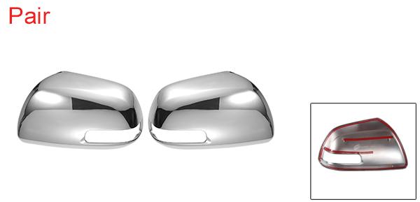X AUTOHAUX トヨタに対応シエナ2012-2020用のペアカーリアビュードライバーパッセンジャーサイドミラーカバーキャップオーバーレイクロームメッキ仕上げ。ウィンカーモデルに適合。ミラーガードカバーエクステリア装飾トリム。の通販は