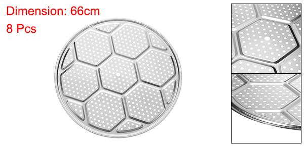 uxcell 蒸し器ラ ック ステンレス鋼 ポット蒸しトレイ 厚手圧力鍋 缶詰ラ ック 蒸し器 調理器具 圧力鍋用 シルバートーン 66 cm 8個の通販は 20,639円