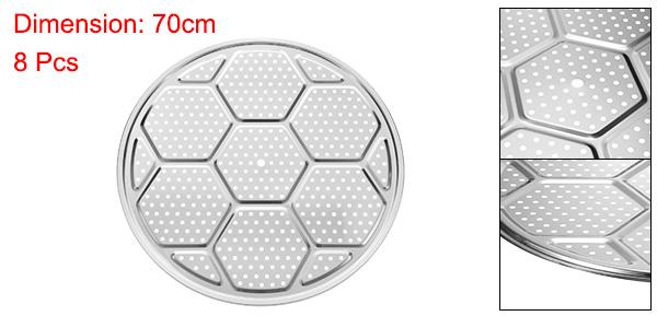 uxcell 蒸し器ラ ック ステンレス鋼 ポット蒸しトレイ 厚手圧力鍋 缶詰ラ ック 蒸し器 調理器具 圧力鍋用 シルバートーン 70 cm 8個の通販は