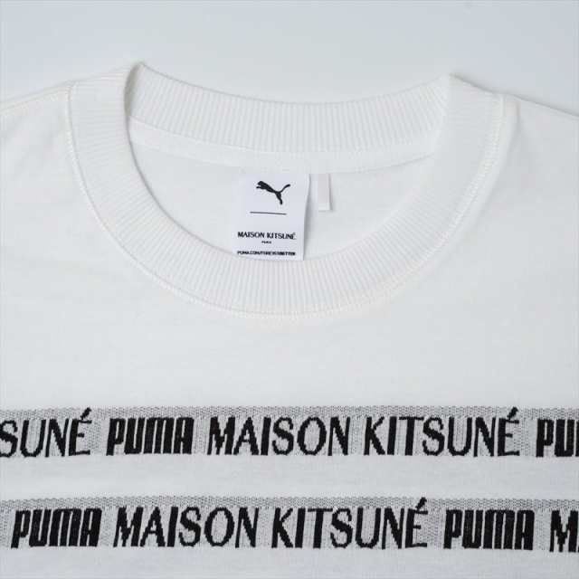 人気コラボ商品 MAISON KITSUNE PUMA×MAISON KITSUNE Tシャツ ENGINEERED TEE 532328 メンズ  PUMA WHITE 02 プーマ×メゾンキツネ Sサイ｜au PAY マーケット