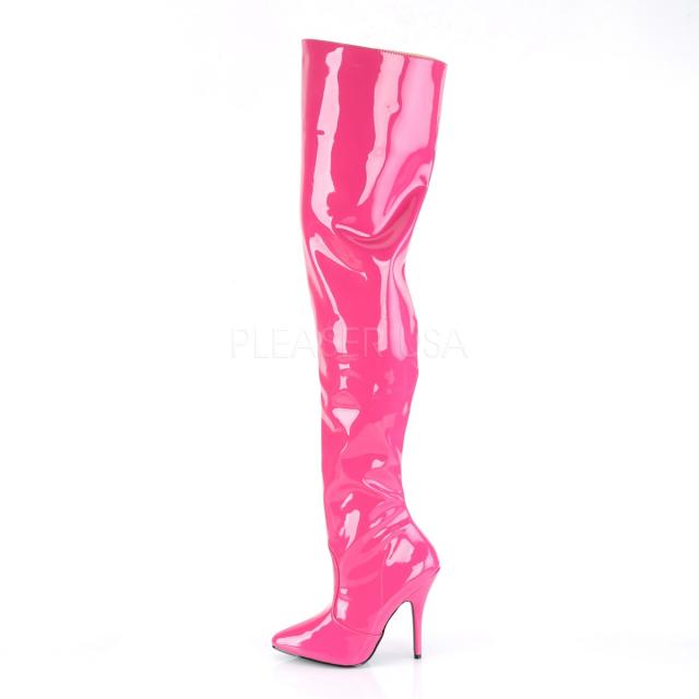 Pleaser SEDUCE-3010 5inch Classic Plain Thigh Boot◆取り寄せ_2