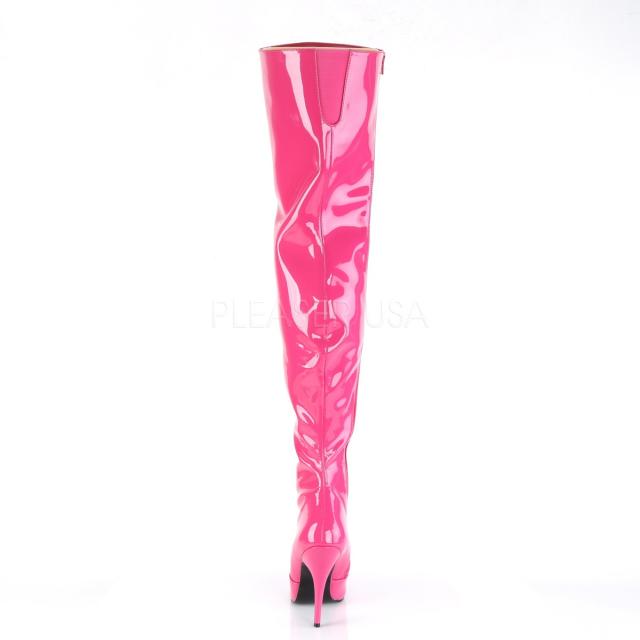 Pleaser SEDUCE-3010 5inch Classic Plain Thigh Boot◆取り寄せ_3