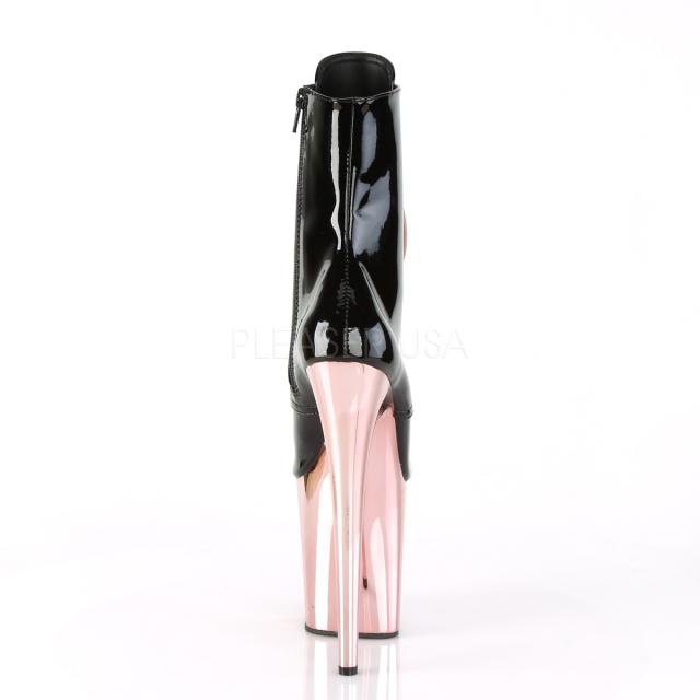 Pleaser(フラミンゴ) FLAMINGO-1020 厚底ショートブーツ 編み上げ