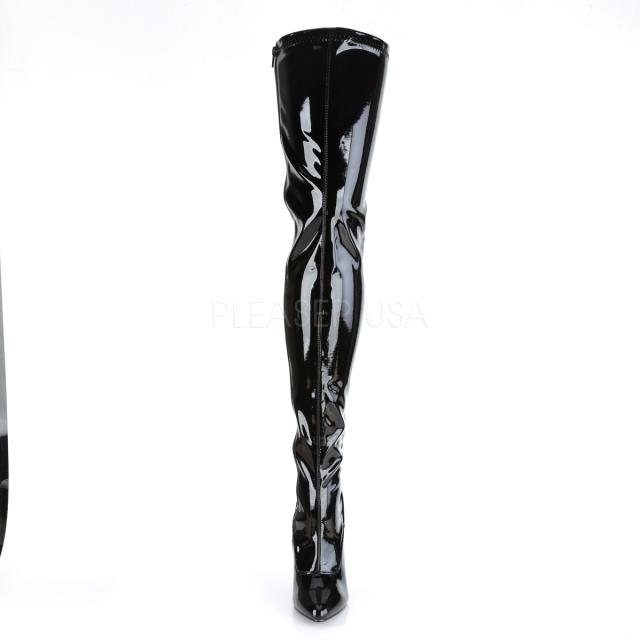 Pleaser SEDUCE-3063 5inch Open Back D-Ring Stretch Thigh BT◆取り寄せ
