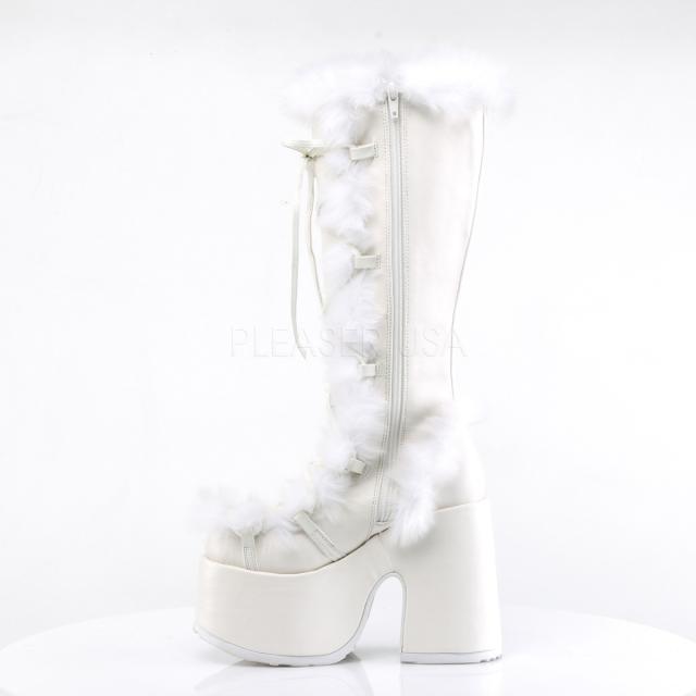 Demonia CAMEL-311 5inch PF Goth Punk Gogo Faux Fur Knee BT◆取り寄せ_2