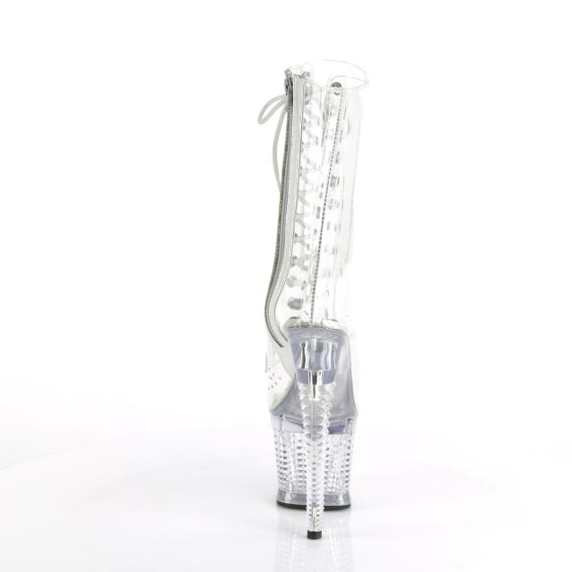 Pleaser(プリーザー) SPECTATOR-1040C テクスチャー厚底クリアブーツ 透明 クリア／クリア◆取り寄せ_3