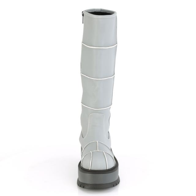 Demonia(デモニア) SLACKER-230 パッチワークデザイン ニーハイブーツ