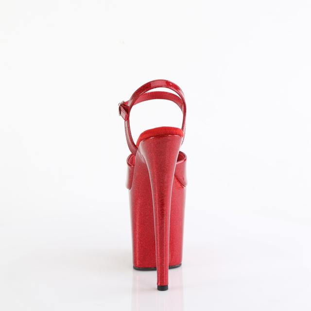 Pleaser(プリーザー) FLAMINGO-809GP フラミンゴ 超厚底サンダル 20cmヒール ポールダンス ルビーレッドグリッター◆取り寄せ Pleaser(プリーザー) FLAMINGO-809GP フラミンゴ 超厚底サンダル 20cm