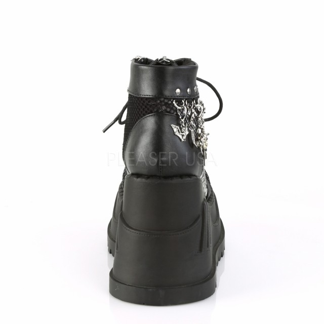 楽天市場】demonia デモニア 厚底 ブーツ ショートブーツ 厚底