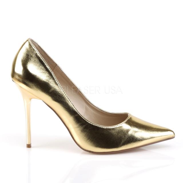 Pleaser CLASSIQUE-20 ゴールド/金色 ポインテッドトゥパンプス プリーザー ハイヒール キャバ嬢　10cmヒール◆取り寄せ_4