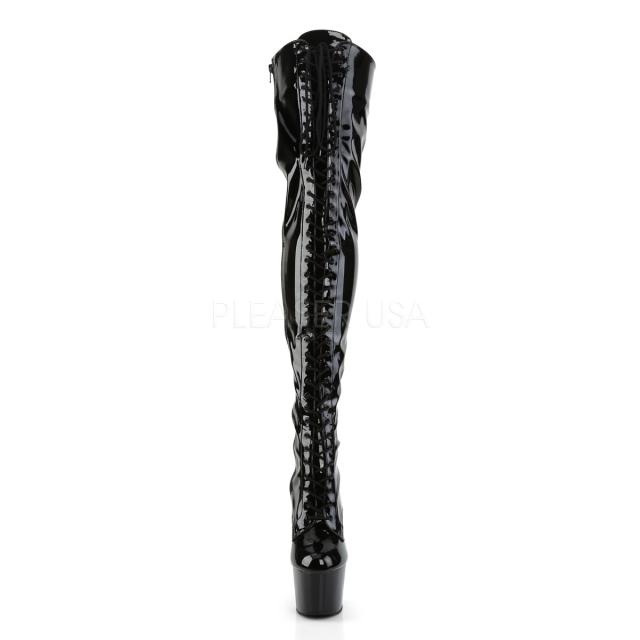 Pleaser ADORE-3023 7inch Heel, 2 3/4inch PF Stretch PF Thigh Boot, Side Zip◆取り寄せ_1