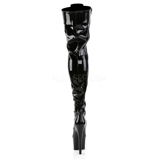 Pleaser ADORE-3023 7inch Heel, 2 3/4inch PF Stretch PF Thigh Boot, Side Zip◆取り寄せ_3