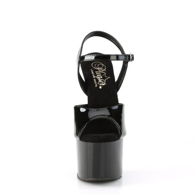 Pleaser(プリーザー) PASSION-709 アンクルストラップ厚底サンダル