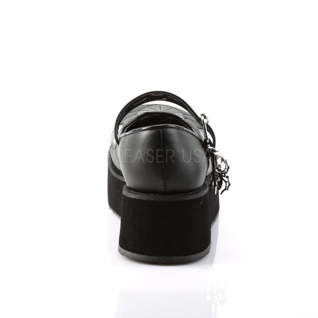 DEMONIA(デモニア) SPRITE-05 ストラップパンプス スパイダーチャーム