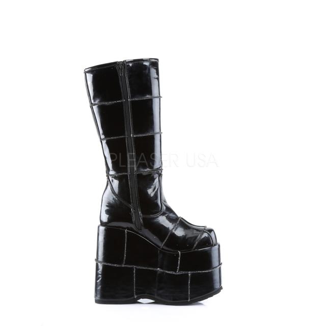 Demonia STACK-301 7inch PF Goth Cyber GoGo Punk Patched Knee BT #Men's/UNISEX ◆取り寄せ_4