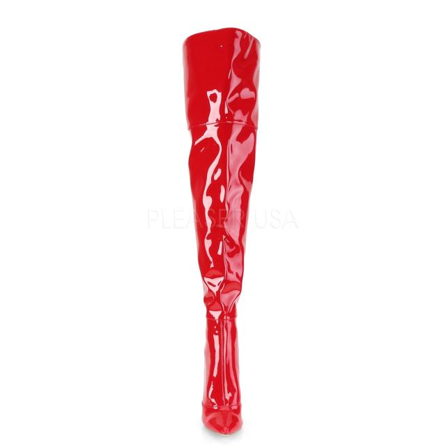 Pleaser COURTLY-3012 5inch Stretch Thigh High Boot, Back Zip◆取り寄せ_1