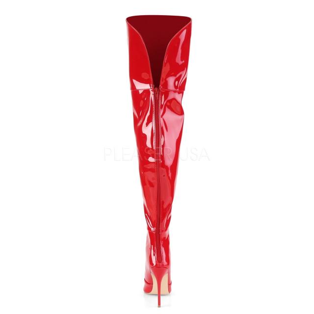 Pleaser COURTLY-3012 5inch Stretch Thigh High Boot, Back Zip◆取り寄せ_3