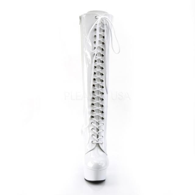 Pleaser DELIGHT-2023 6inch Heel, 1 3/4inch PF Stretch Knee BT