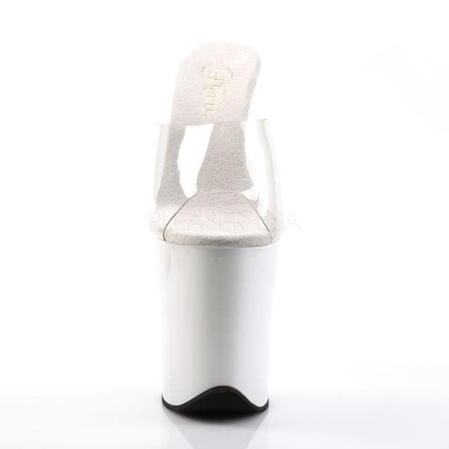 Pleaser FLAMINGO-801 8inch Heel, 4inch PF Peep Toe Slide◇取り寄せ