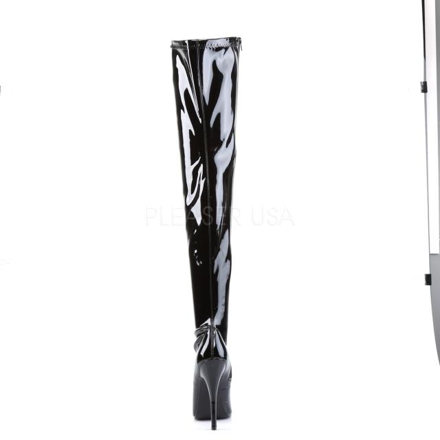 Devious DOMINA-3000 6inch Plain Stretch Thigh Boot, Side Zip◆取り寄せ_3