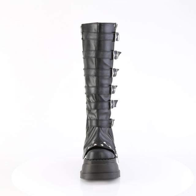 Demonia(デモニア) STOMP-223 ウェッジシール厚底ニーハイブーツ