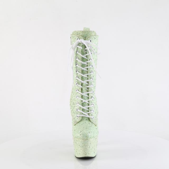 Pleaser(プリーザー) ADORE-1040GR レースアップアンクルブーツ サイド