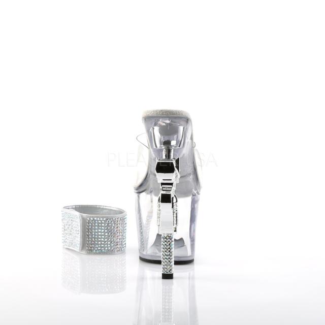 Pleaser(プリーザー) 回転式拳銃型ヒール 厚底サンダル アンクルカフ