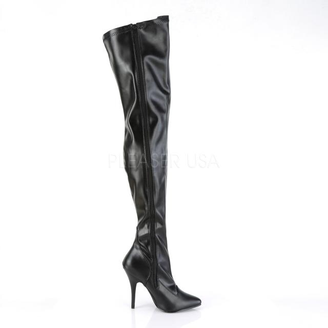 Pleaser SEDUCE-3000 5inch Plain Stretch Thigh Boot◆取り寄せ Pleaser SEDUCE-3000 5inch Plain Stretch Thigh Boot◇取り寄せ