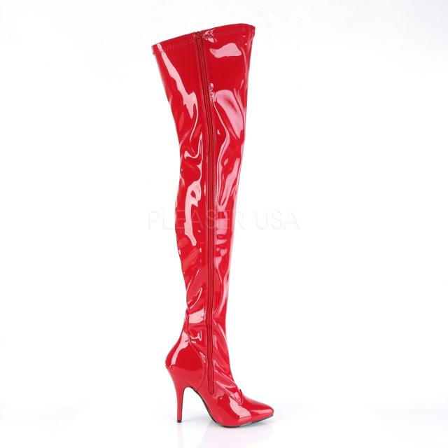 Pleaser SEDUCE-3000 5inch Plain Stretch Thigh Boot◆取り寄せ_4