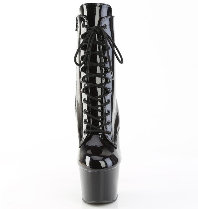Pleaser(プリーザー) ADORE-1020BLG レースアップ厚底アンクルブーツ