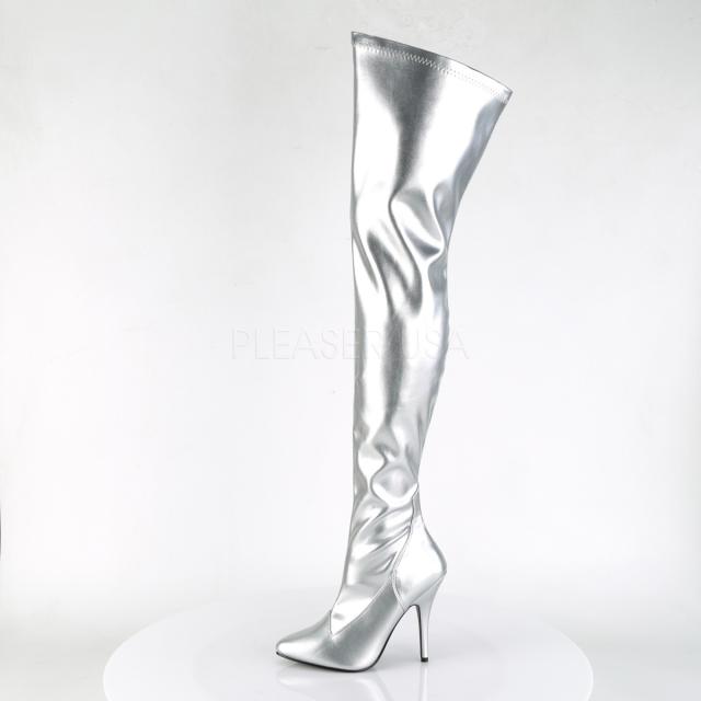 Pleaser SEDUCE-3000 5inch Plain Stretch Thigh Boot◆取り寄せ_2
