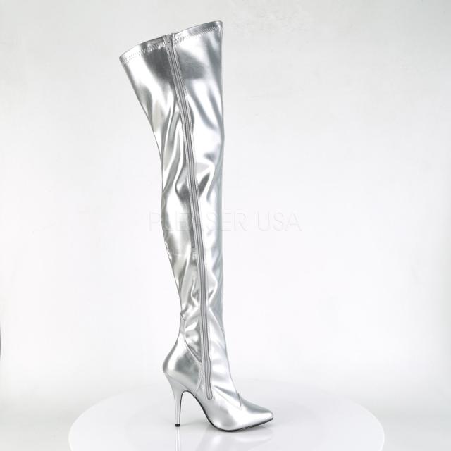 Pleaser SEDUCE-3000 5inch Plain Stretch Thigh Boot◆取り寄せ_4