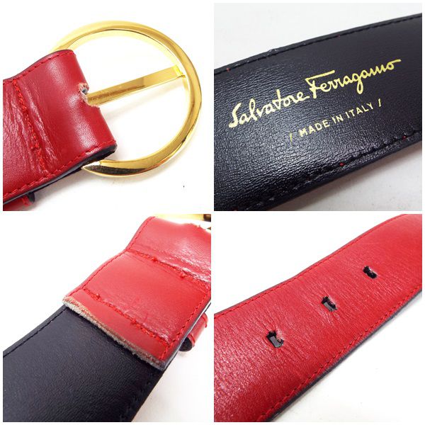 サルヴァトーレ フェラガモ 全長78センチ ウエスト63センチ 68センチ 3段階調整 中古 Bランク Salvatore Ferragamo レディース の通販はau Pay マーケット ブランドールミルキー