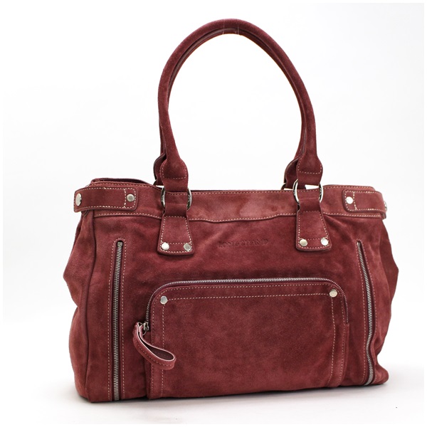 ロンシャン トートバッグ ショルダーバッグ 肩掛け スエード ピンクパープル 中古 Abランク Longchamp レディース 女性用 丈夫 通勤の通販はau Pay マーケット ブランドールミルキー