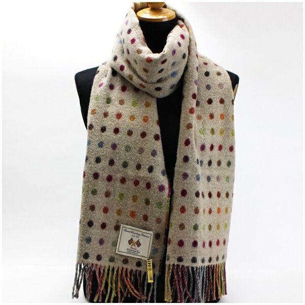 アフタヌーンティー ウール マフラー 水玉柄 ドット マルチカラー ベージュ 中古 Abランク Afternoon Teal 女性 レディース 男性 の通販はau Pay マーケット ブランドールミルキー