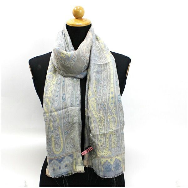 ETRO】 ストール ショール ペイズリー柄 シルク&ウール 【公式通販】