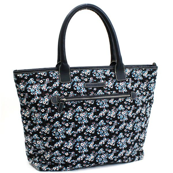 ポールアンドジョー シスター トートバッグ 花柄 キャンバス ブラック×マルチカラー 中古 ABランク PAUL＆JOEの通販は 5,009円