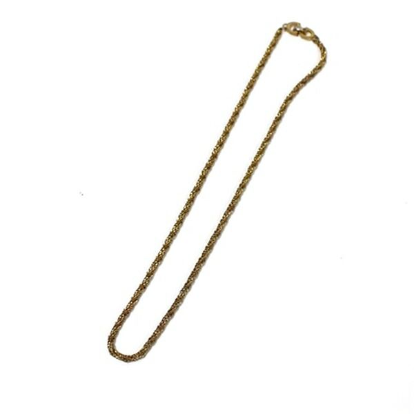 クリスチャンディオール　ネックレス　ツイスト　ロープ　ゴールド　ヴィンテージ クリスチャンディオール ネックレス ツイスト ロープ ゴールド