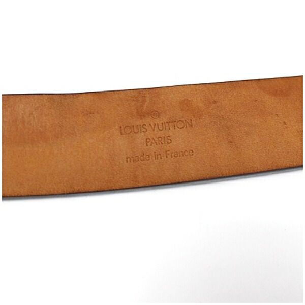 ルイ ヴィトン ダミエ サンチュール キャレ ベルト シルバー金具