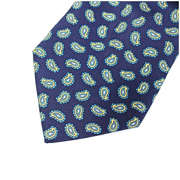 エトロ 未使用 シルク ネクタイ ペイズリー柄 中古 Sランク ETRO | メンズ ビジネス タグ付き_1