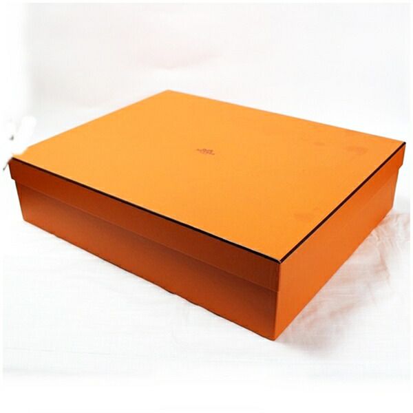 エルメス 空箱 ボックス オレンジ 50.5×40.5×12センチ 中古 ABランク HERMES |レディース メンズ