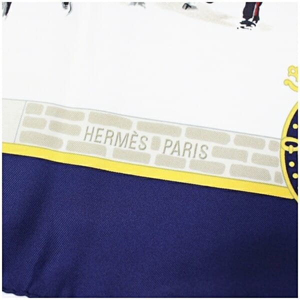 ☆ エルメス スカーフ カレ90 LES HARAS NATIONAUX 国立種馬飼育場