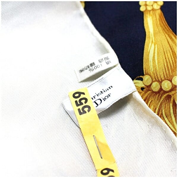 クリスチャンディオール ChristianDior 大判 スカーフ ストール シルク