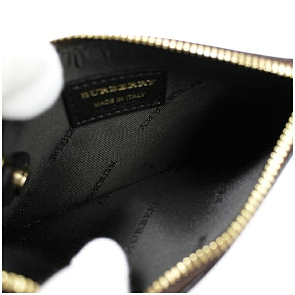 バーバリー キーリング付きケース ノヴァチェック シャドーホース ベージュ 中古 Aランク BURBERRY ｜メンズ バーバリー キーリング付きコインケース ノヴァチェック シャドー
