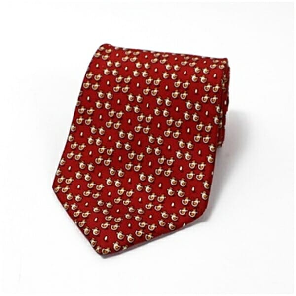 新品！未使用！Salvatore Ferragamo シルク ネクタイ サルバトーレフェラガモ シルク ネクタイ 中古 Aランク Salvatore