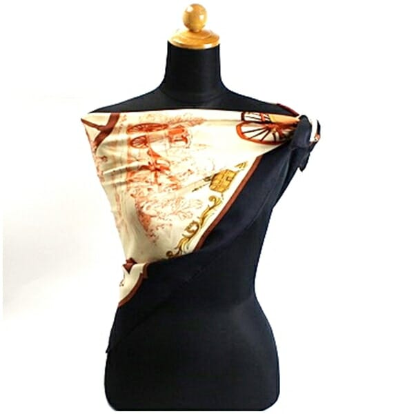 エルメス カレ90 スカーフ LA POSTE フィリップルドゥー作